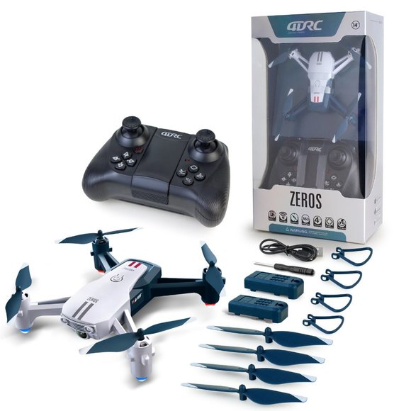 V15-1080P Wifi FPV Drone with 1080P HD Camera, Headless Mode/3D Flips, RC Quadco
